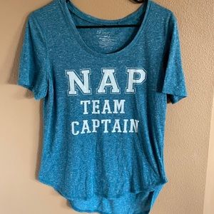 Nap Team Captain cute top women’s medium